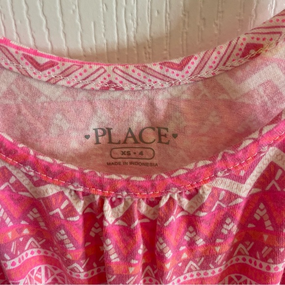 Pink Patterned Romper - Picture 3 of 3